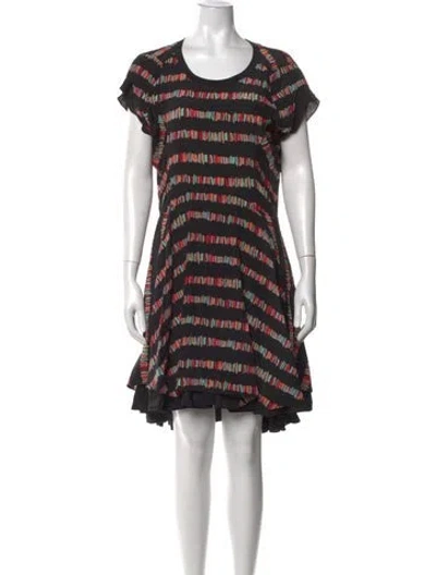 Pre-owned See By Chloé Silk Mini Dress In Black