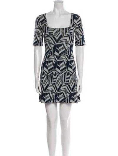 Pre-owned See By Chloé Silk Mini Dress In Blue