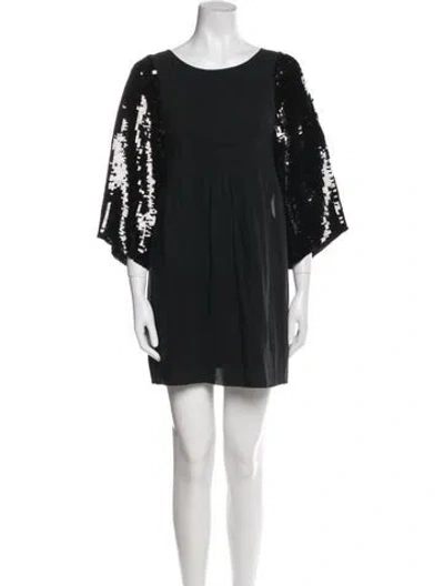 Pre-owned See By Chloé Silk Mini Dress In Blue