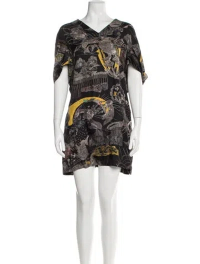 Pre-owned See By Chloé Silk Mini Dress In Multi
