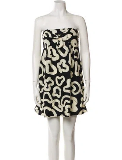 Pre-owned See By Chloé Silk Mini Dress In Neutral