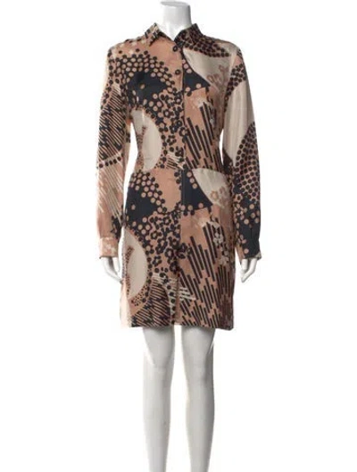 Pre-owned See By Chloé Silk Mini Dress In Neutrals