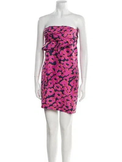 Pre-owned See By Chloé Silk Mini Dress In Pink