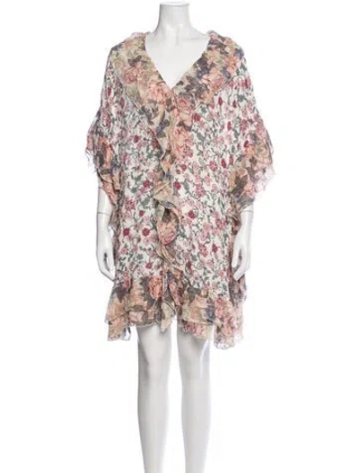 Pre-owned See By Chloé Silk Mini Dress In Pink