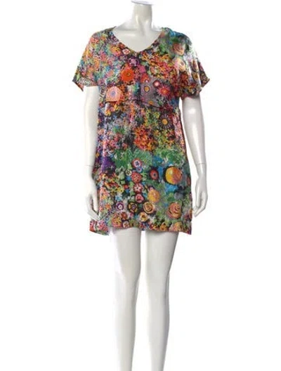 Pre-owned See By Chloé Silk Mini Dress In Red