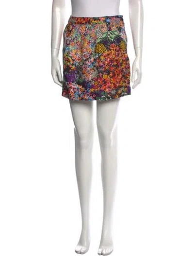 Pre-owned See By Chloé Silk Mini Skirt In Black