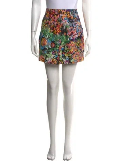 Pre-owned See By Chloé Silk Mini Skirt In Black
