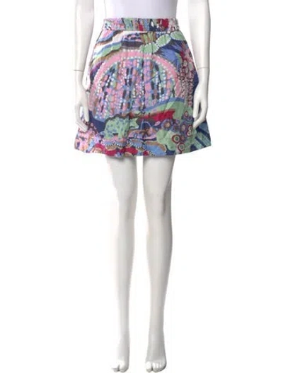 Pre-owned See By Chloé Silk Mini Skirt In Pink