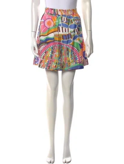 Pre-owned See By Chloé Silk Mini Skirt In Pink