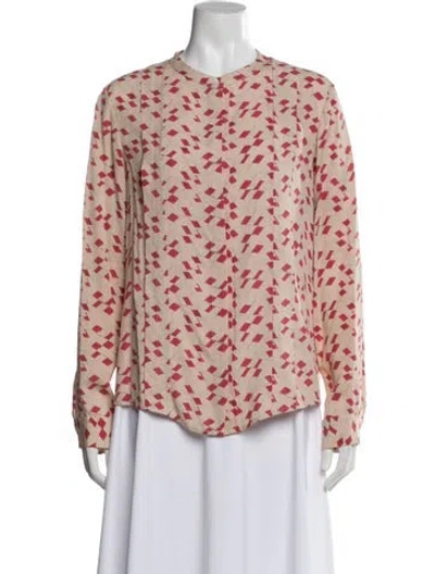 Pre-owned See By Chloé Silk Patterned Blouse In Multi
