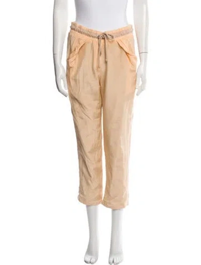 Pre-owned See By Chloé Silk Sweatpants In Neutral