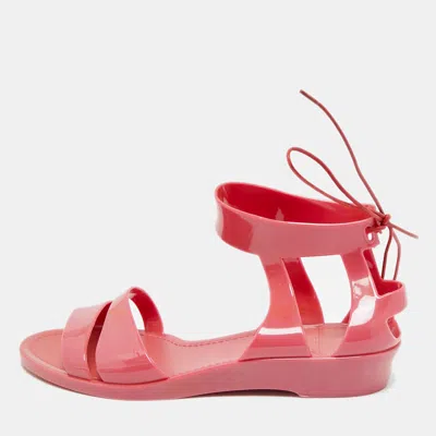 See By Chloé See By Chloe Size 36 Pink Jelly Flat Sandals