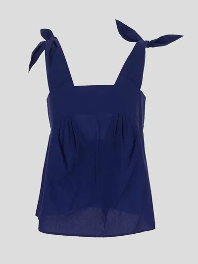 See By Chloé Sleeveless Top In Blue