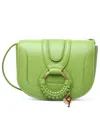 SEE BY CHLOÉ HANA SMALL GREEN LEATHER BAG