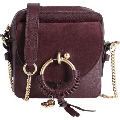 See By Chloé See By Chloe Small Joan Camera Bag - Burgundy In Red