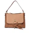 SEE BY CHLOÉ SMALL JOAN CARAMEL LEATHER BAG
