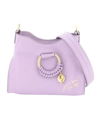 See By Chloé Small Joan Shoulder Bag In Purple