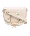 See By Chloé Small Leather Bracelet Bag In Nude
