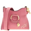 See By Chloé See By Chloe Small Mara Leather Shoulder Bag In Pink