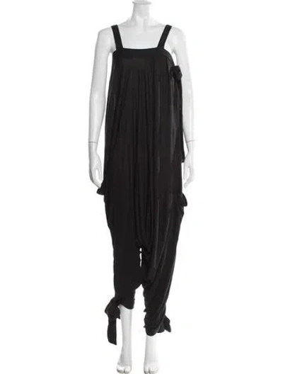 Pre-owned See By Chloé Square Neckline Mini Dress In Black