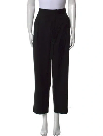 Pre-owned See By Chloé Straight Leg Pants In Black