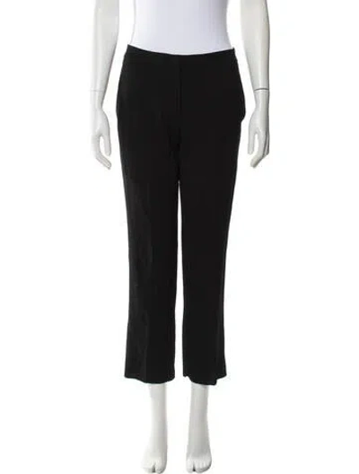 Pre-owned See By Chloé Straight Leg Pants In Black