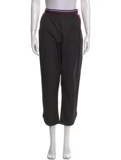 Pre-owned See By Chloé Straight Leg Pants In Black