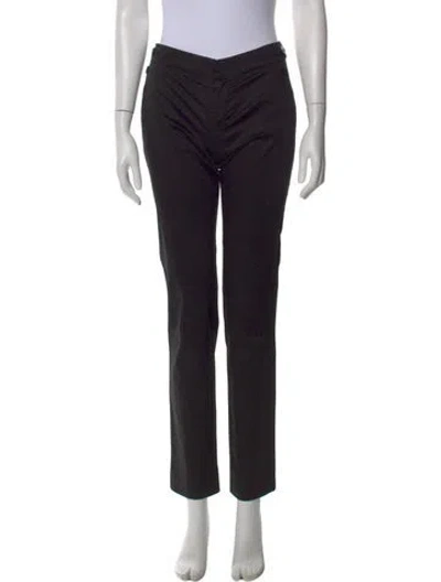 Pre-owned See By Chloé Straight Leg Pants In Black