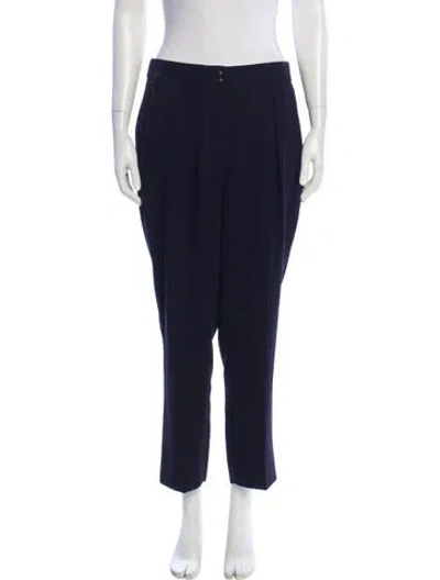 Pre-owned See By Chloé Straight Leg Pants In Blue