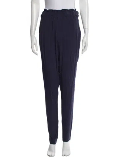Pre-owned See By Chloé Straight Leg Pants In Blue