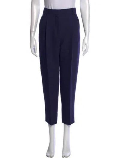 Pre-owned See By Chloé Straight Leg Pants In Blue