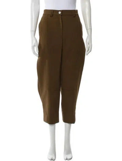 Pre-owned See By Chloé Straight Leg Pants In Brown