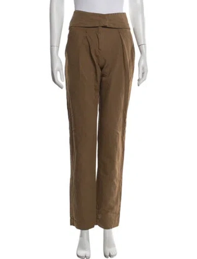 Pre-owned See By Chloé Straight Leg Pants In Brown