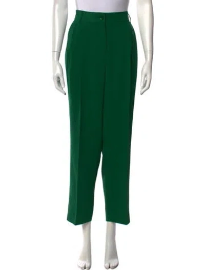 Pre-owned See By Chloé Straight Leg Pants In Green