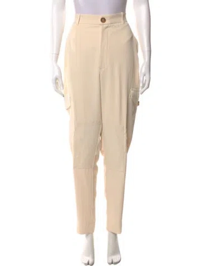 Pre-owned See By Chloé Straight Leg Pants In Neutral