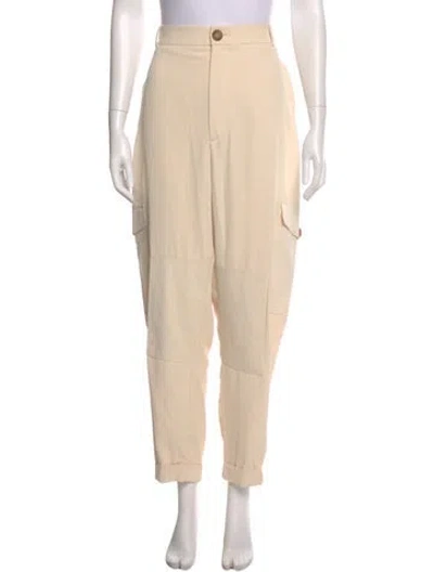 Pre-owned See By Chloé Straight Leg Pants In Neutral
