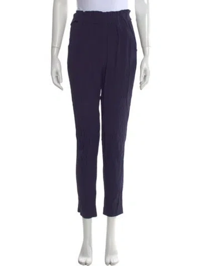 Pre-owned See By Chloé Straight Leg Pants In Purple