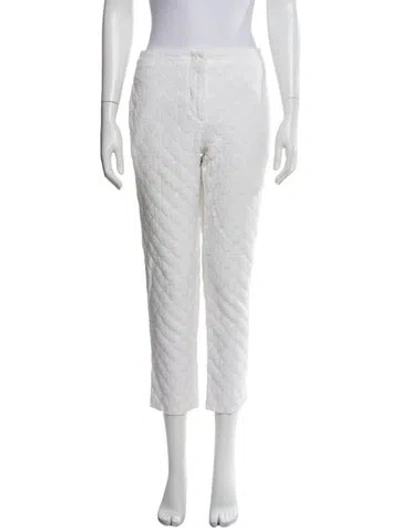 Pre-owned See By Chloé Straight Leg Pants In White