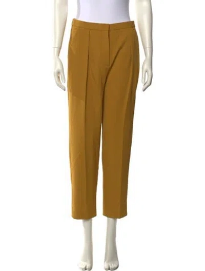 Pre-owned See By Chloé Straight Leg Pants In Yellow