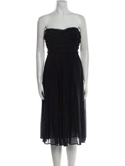Pre-owned See By Chloé Strapless Mini Dress In Black