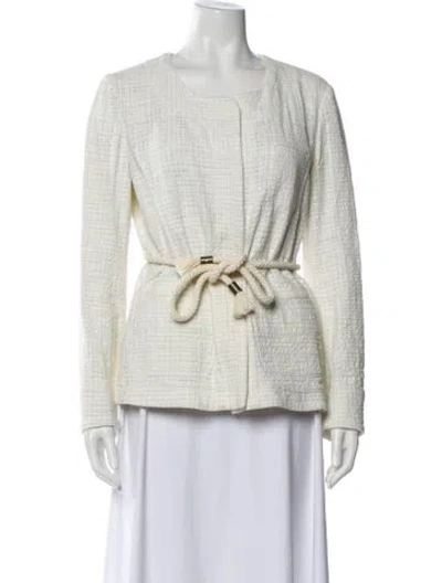 Pre-owned See By Chloé Striped Jacket In Neutral