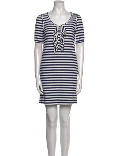 Pre-owned See By Chloé Striped Mini Dress In Multi