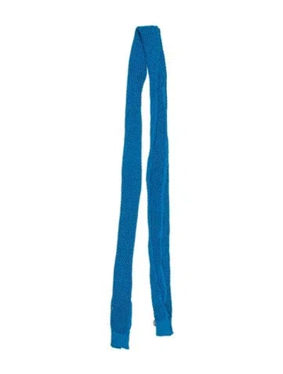 Pre-owned See By Chloé Striped Scarf In Blue
