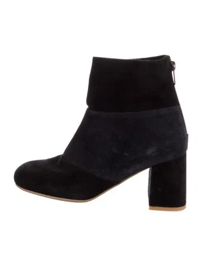 Pre-owned See By Chloé Suede Boots In Black
