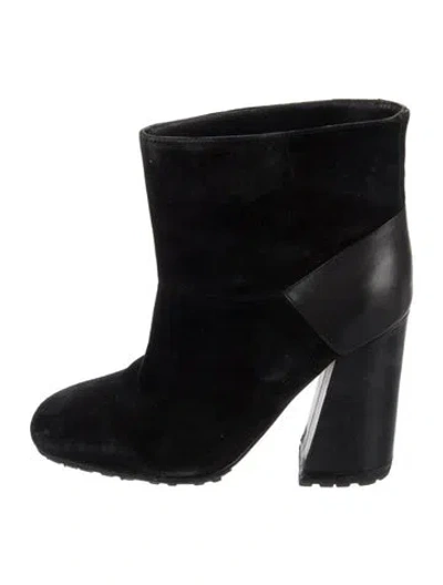 Pre-owned See By Chloé Suede Boots In Black