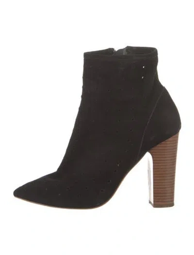 Pre-owned See By Chloé Suede Boots In Black