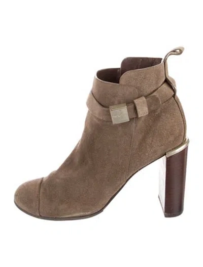 Pre-owned See By Chloé Suede Boots In Brown