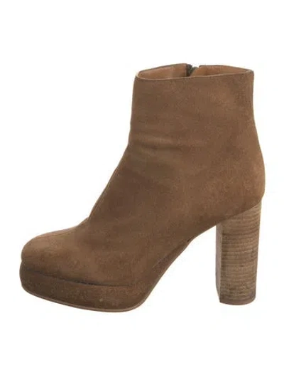 Pre-owned See By Chloé Suede Boots In Brown