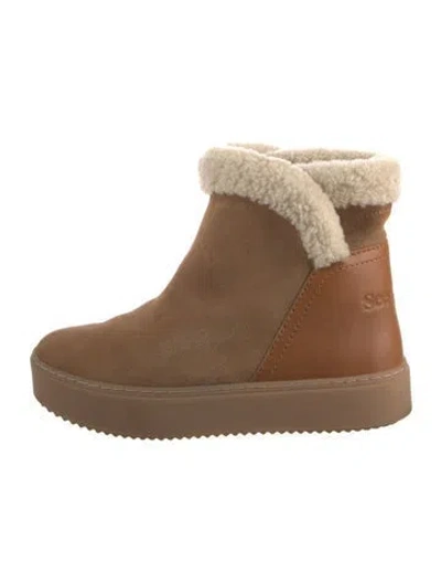 Pre-owned See By Chloé Suede Boots In Brown