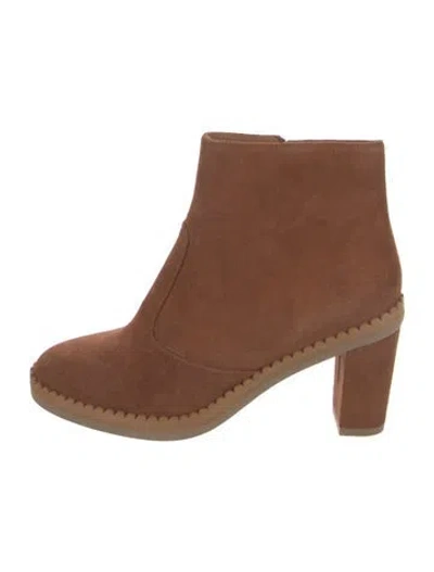 Pre-owned See By Chloé Suede Boots In Brown